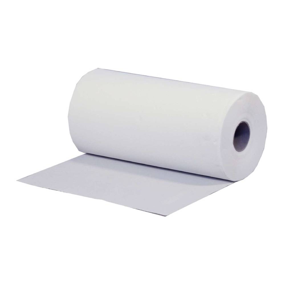 Rollo higiénico premium de 25 cm x 46 m, 2 capas, color blanco, paquete doble