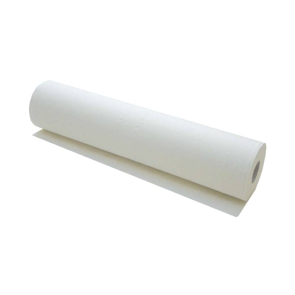 Rollo de papel para sofá de 2 capas, blanco, 50 cm x 40 m, 100 hojas