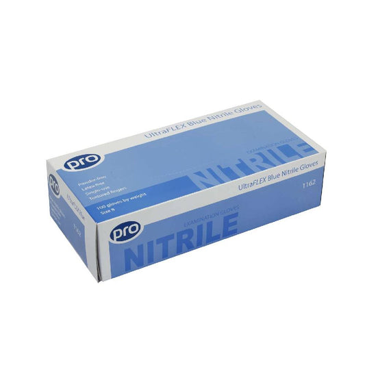 Guantes de nitrilo azul PRO UltraFLEX Caja de 100
