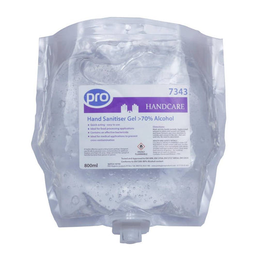 Gel desinfectante de manos PRO 70% alcohol 800 ml