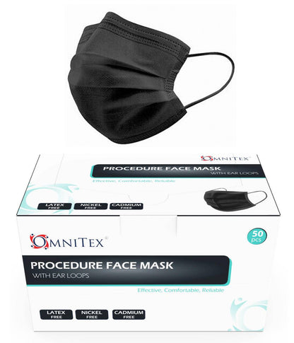 Mascarilla quirúrgica tipo IIR x 50 (negra)