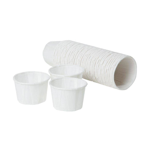 250 x 28ml Waxed Paper Medicine Disposable Pots