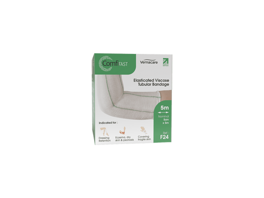 Venda tubular elástica unidireccional ComfiFast verde 5 cm x 5 m