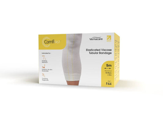 Vendaje tubular elástico unidireccional ComfiFast amarillo 10,75 cm x 5 m