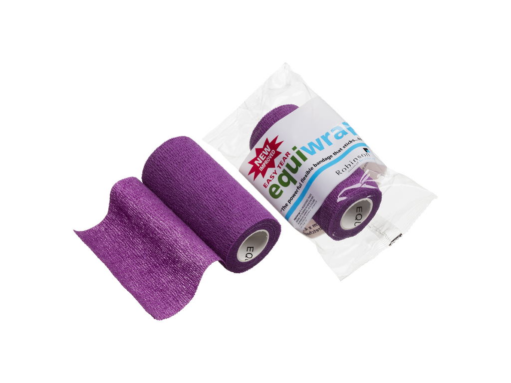 Venda cohesiva Equiwrap de 10 cm x 4,5 m en color morado