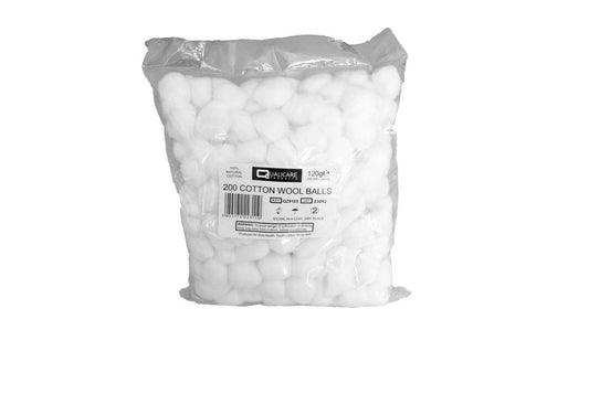 Cotton wool balls pack of 200 - UKMEDI