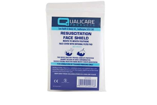 Qualicare - Resuscitation Face Shield - QR0202 UKMEDI.CO.UK UK Medical Supplies