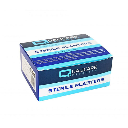 Sterile Blue Detectable Plasters 3.8 x 3.8cm x 100 - UKMEDI