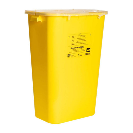 Contenedor de Puntas Teqler Amarillo de 48 Litros