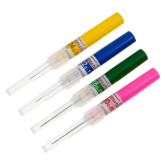 Catéter IV Terumo Versatus de 20 g, 2 pulgadas, 59 ml/min