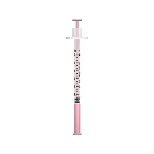 0.3ml 0.3 pulgadas 32g Jeringa y Aguja Unisharp u100 Rosa