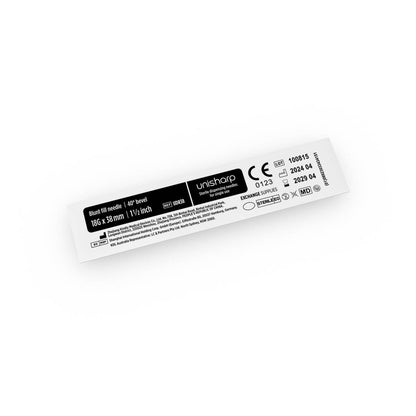 Aguja Romana 18G Roja Unisharp