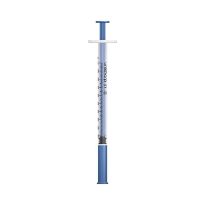 Unisharp 1ml 0.5 inch 27g Blue Unisharp Syringe and Needle u100 UF27B UKMEDI - UK Medical Supplies