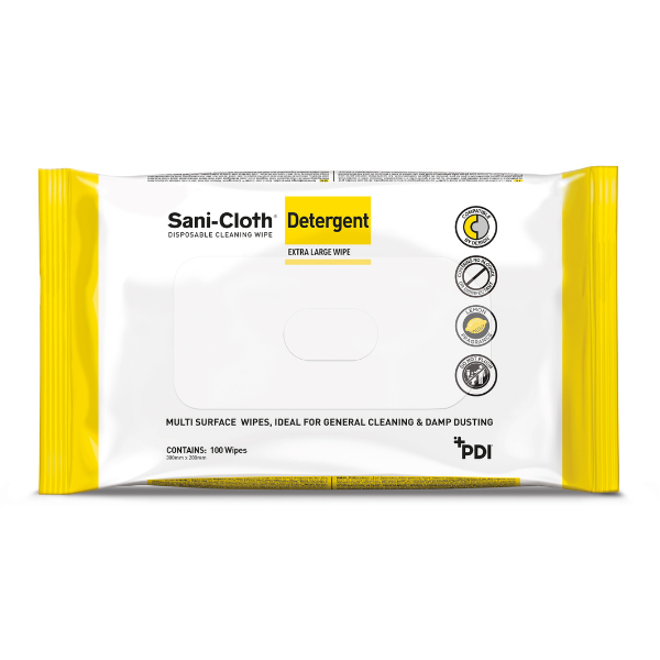 Toallitas detergentes Sani-Cloth, paquete de 100