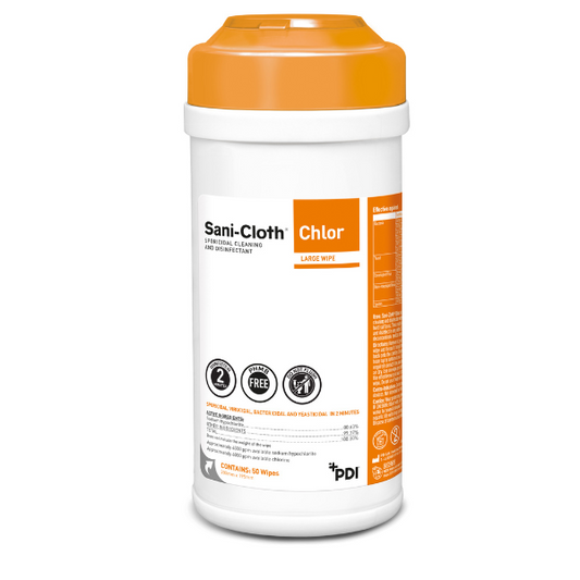 Toallita esporicida con cloro Sani-Cloth® Tubo de 50