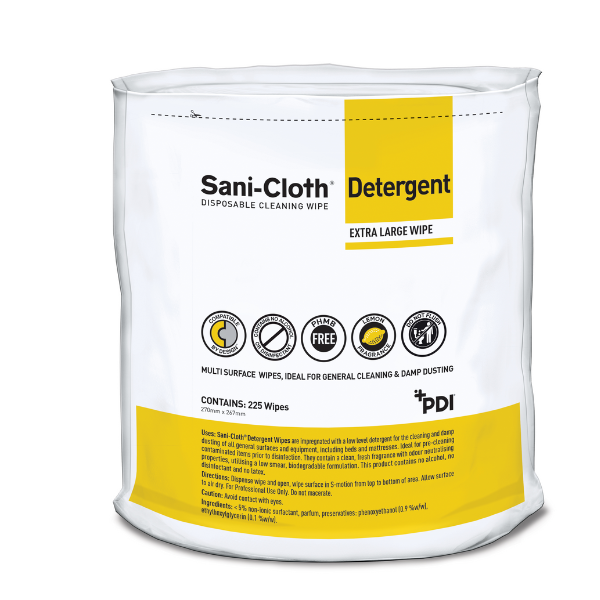 Recambio de detergente Sani-Cloth 225 toallitas