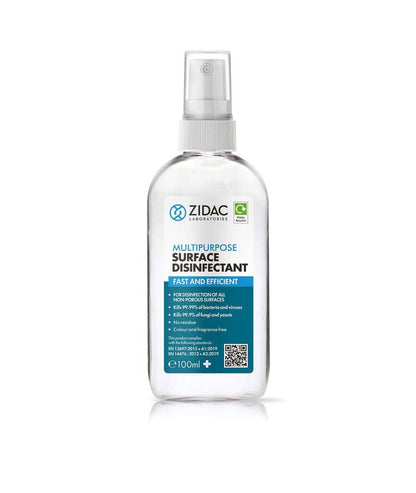 Spray Desinfectante de Superficies Multiuso Zidac - 100ml